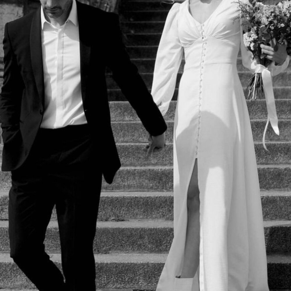 Wedding Dress (Ivory) Missacc Brand - New, Size 14 - Picture 4 of 11